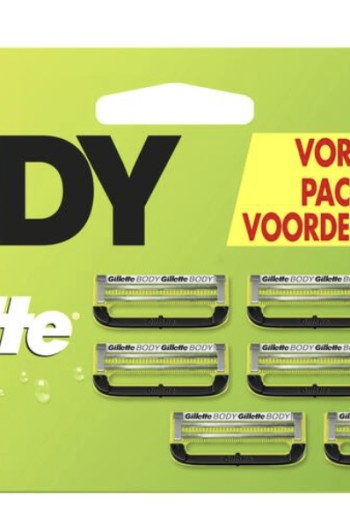GilletteLabs Body + Intimate Navulmesjes 8 stuks