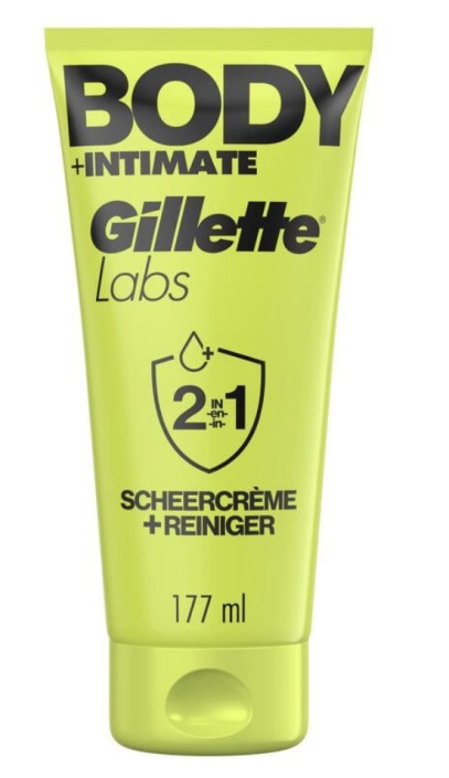 GilletteLabs Body + Intimate Bodycrème & Cleanser 177 ML
