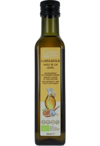 Amanprana lijnzaadolie bio
