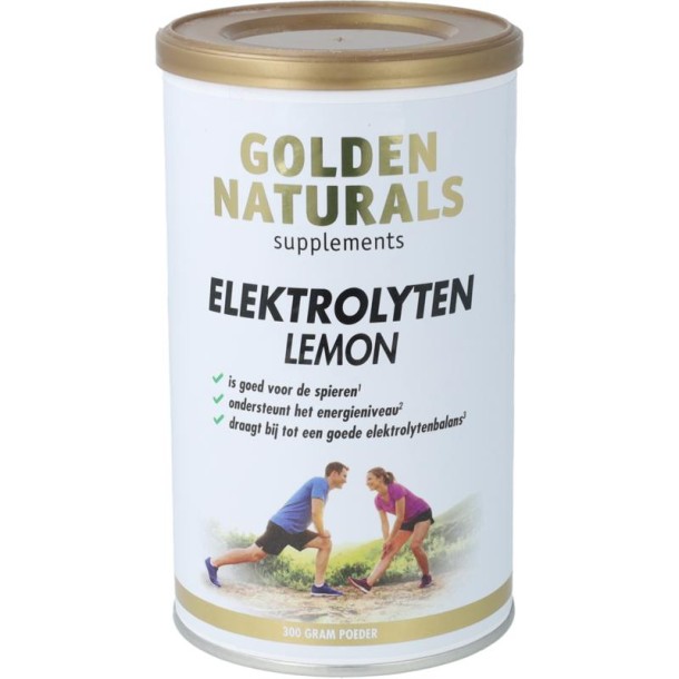 Golden Naturals Elektrolyten lemon (350 Gram)