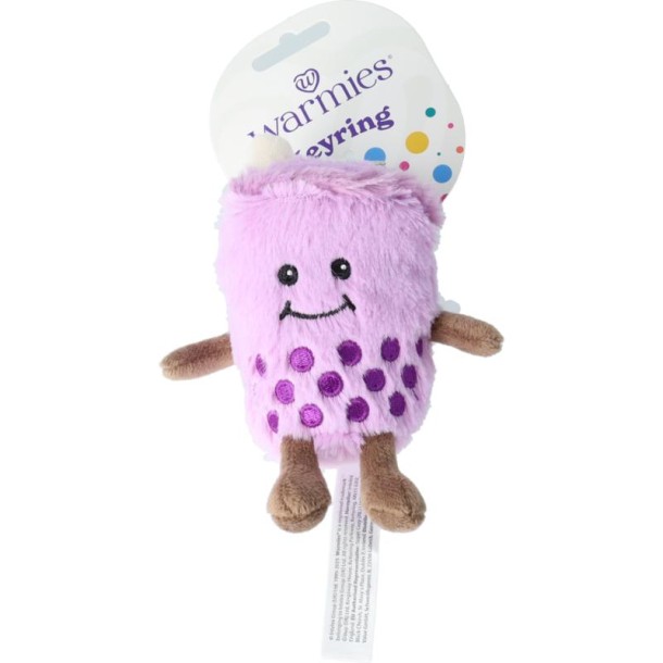 Warmies sleutelhanger bubble tea