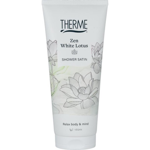 Therme zen white lotus shower satin