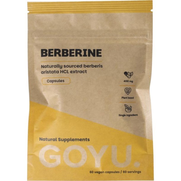 Goyu Berberine extract 400mg (60 Capsules)