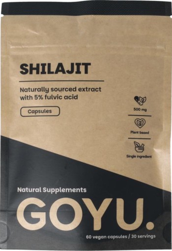 Goyu Shilajit extract 5% (60 Capsules)