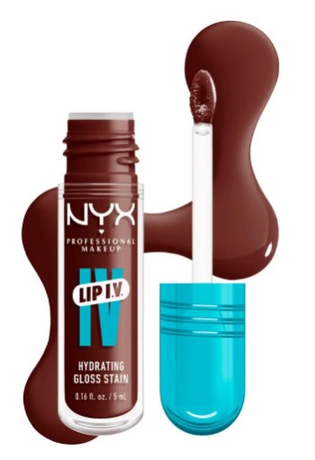 NYX Professional Makeup Lip IV Hydraterende Lipgloss Stain Mocha Me Wet