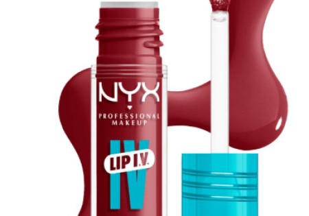 NYX Professional Makeup Lip IV Hydraterende Lipgloss Stain Drippin in Rose