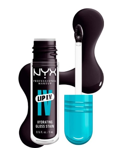 NYX Professional Makeup Lip IV Hydraterende Lipgloss Stain Grape Gushin