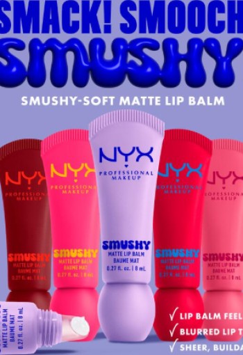NYX Professional Smushy Matte Lip Balm Smudge Fudge