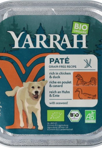 Yarrah dog pate w duck & seaweed bio