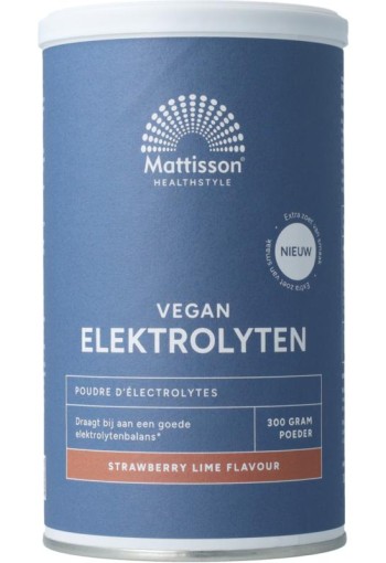 Mattisson elektrol poeder strawb lime