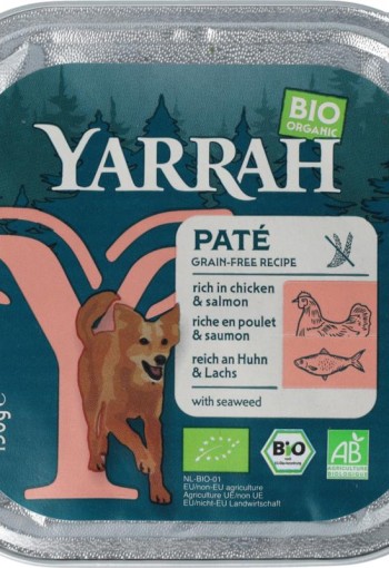 Yarrah dog pate with salmon & seaweed