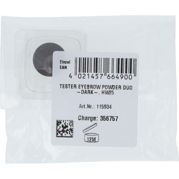 Lavera Eyebrow powder duo dark bio tester (1 Tester)