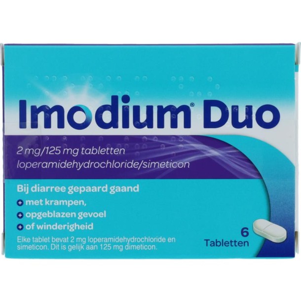 Imodium Imodium duo (6 Stuks)