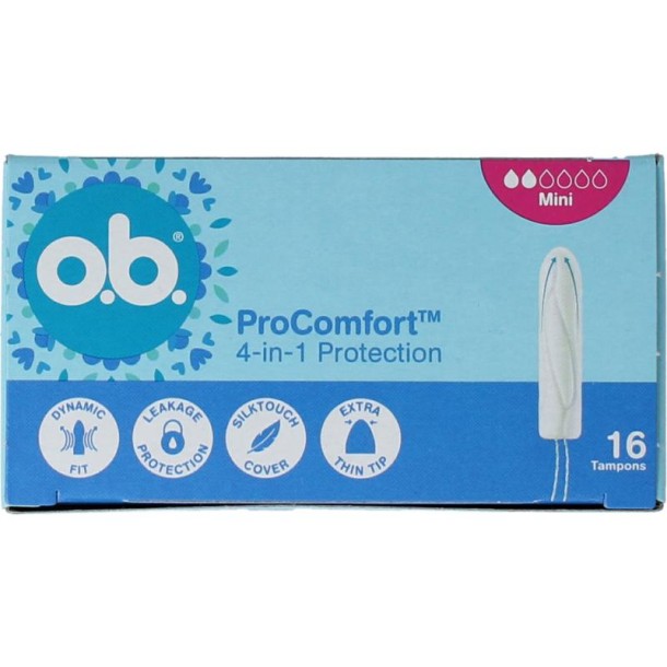 OB Tampons pro comfort advanced mini 16 Stuks