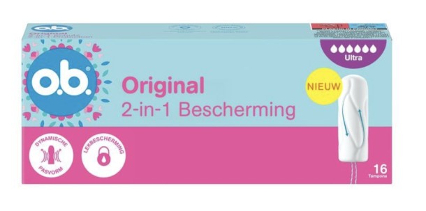 OB Tampons original dynamic fit ultra (16 Stuks)