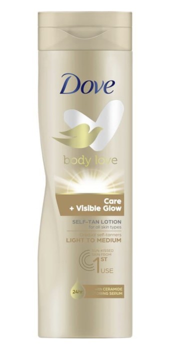 Dove Tanning Lotion Light-Medium 250 Ml