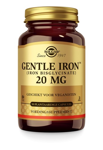 Gentle Iron 20 mg (180 plantaardige capsules)