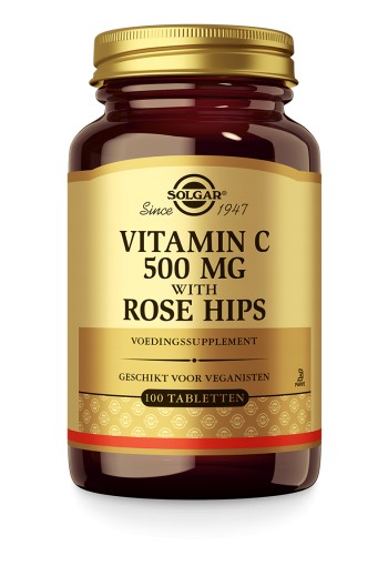 Vitamin C with Rose Hips 500 mg (100 tabletten)