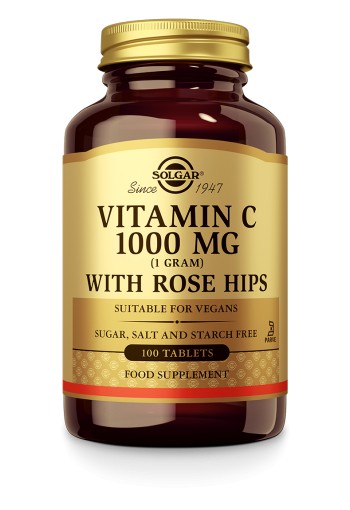 Vitamin C with Rose Hips 1000 mg (100 tabletten)