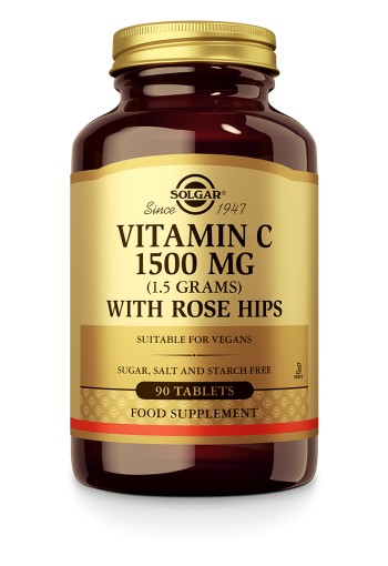 Vitamin C with Rose Hips 1500 mg (180 tabletten)