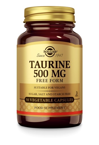 Taurine 500 mg (50 plantaardige capsules)