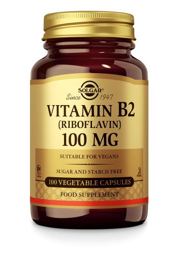 Vitamin B-2 100 mg (100 plantaardige capsules)