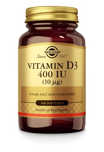 Vitamin D-3 400 IU (100 softgels)