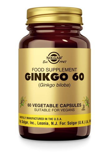Ginkgo 60 mg (60 plantaardige capsules)