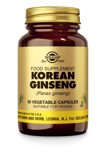 Ginseng Korean (50 plantaardige capsules)