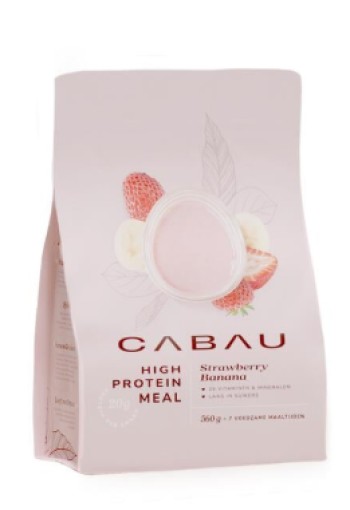 Cabau High Protein Meal Strawberry Banana 560 gram