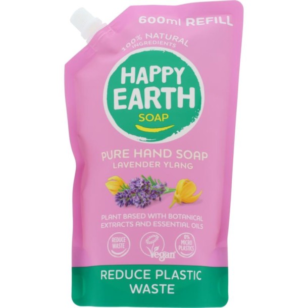 Happy Earth refill handzeep lavender ylang
