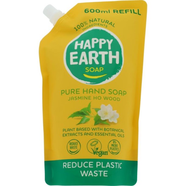 Happy Earth refill handzeep jasm ho wood