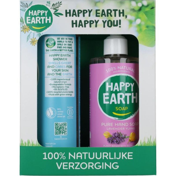 Happy Earth giftset douchegel & handzeep
