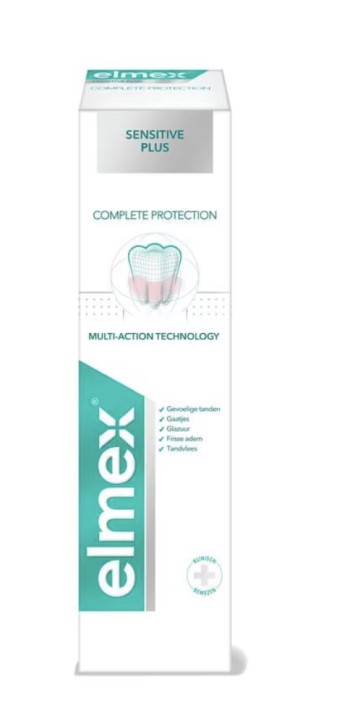 Elmex Tandpasta sensitive plus complete protectie. 75 Milliliter