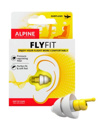 Alpine FlyFit Herbruikbare Vlieg Oordoppen 1 Paar