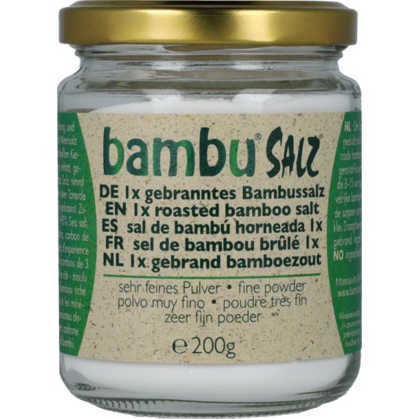 Bambu Salz Bamboezout 1 x gebrand zeer fijn (200 gr)