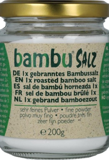 Bambu Salz Bamboezout 1 x gebrand zeer fijn (200 gr)
