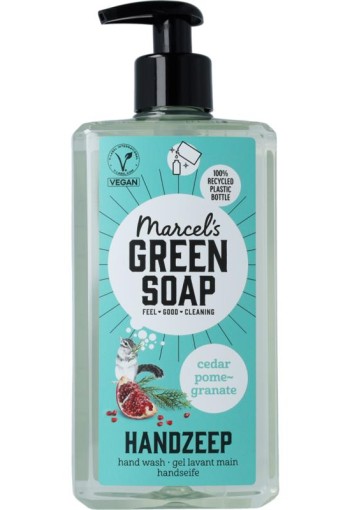 Marcel's Green Soap Handzeep Cedar & Pomegranate (500 ml) (500 ml)