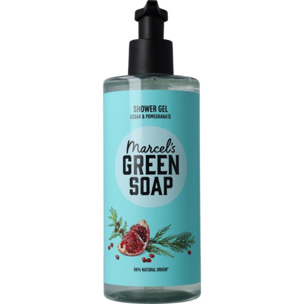 Marcel's Green Soap Shower gel Cedar & Pomegranate (300 ml)