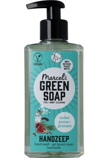 Marcel's Green Soap Handzeep Cedar & Pomegranate (250 ml) (250 ml)