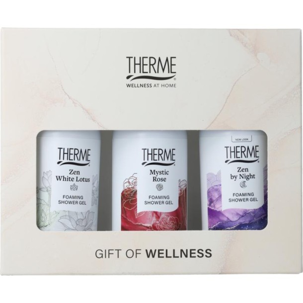 Therme giftset foaming shower 3x50ml