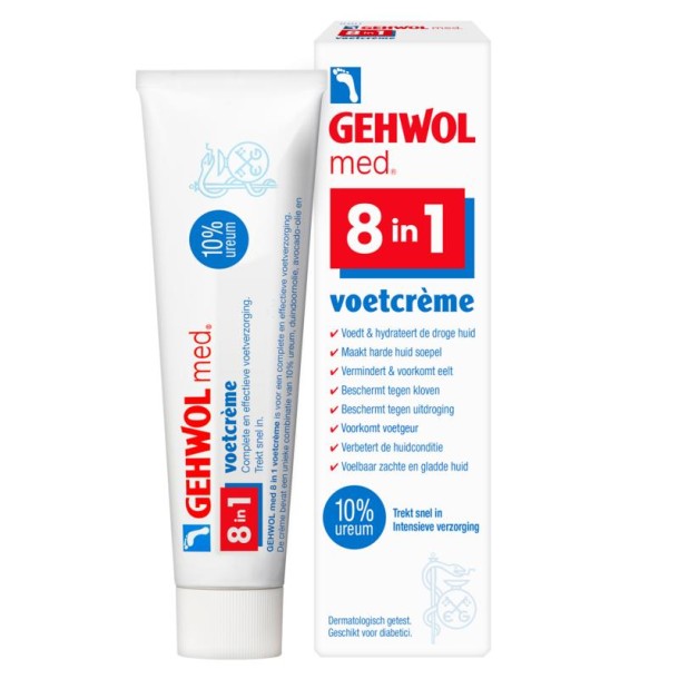Gehwol 8-in-1 voetcreme 75 Milliliter