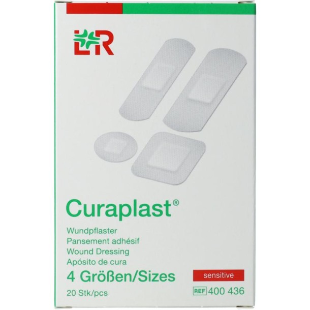 Curaplast Sensitive wondpleister mix (20 st)