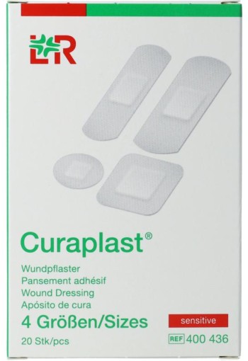 Curaplast Sensitive wondpleister mix (20 st)