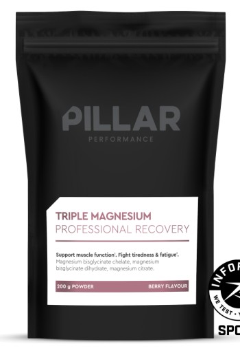 PILLAR Triple magnesium berry zak (200 gr)