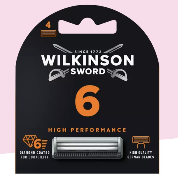 Wilkinson 6 Navulmesjes 4 Stuks