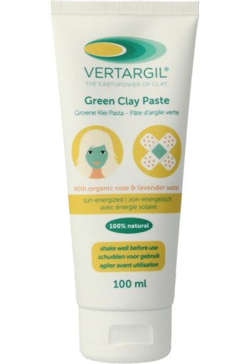 Vertargil Groene klei pasta in tube (100 Milliliter)