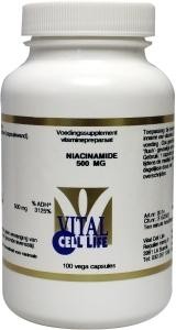 Vital Cell Life Niacinamide vitamine B3 (100 Vegetarische capsules)