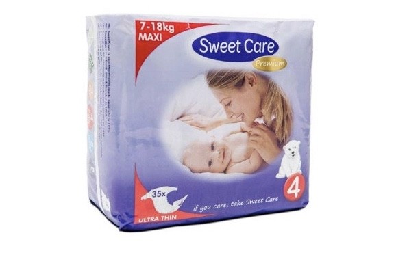 Sweetcare Premium Maxi Maat 4 7-18 Kg 35st