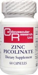 Cardio Vasc Res Zink picolinaat 25mg (60 Capsules)